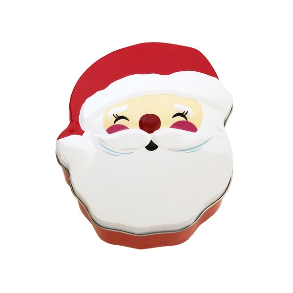 Boîte métal père noël fortune cookies Boîte métal père noël fortune cookies