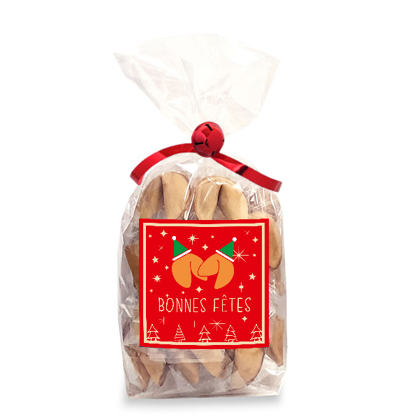 Paquet de fortune cookies pour Noël Paquet de fortune cookies pour Noël
