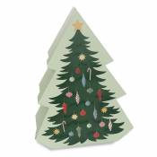 Boîte sapin de noël 12 fortune cookies