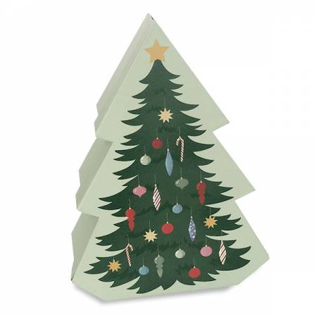 Boîte sapin de noël 12 fortune cookies