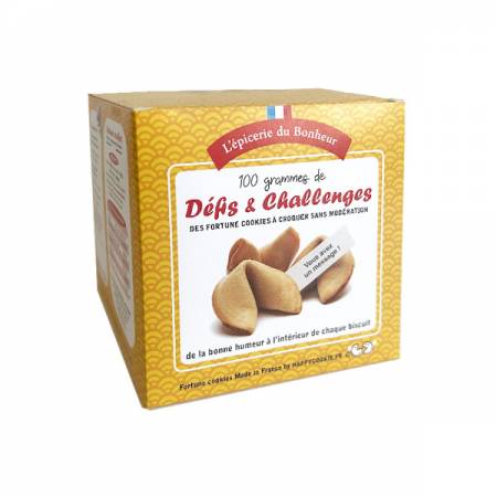 boites fortune cookies défis et  challenge