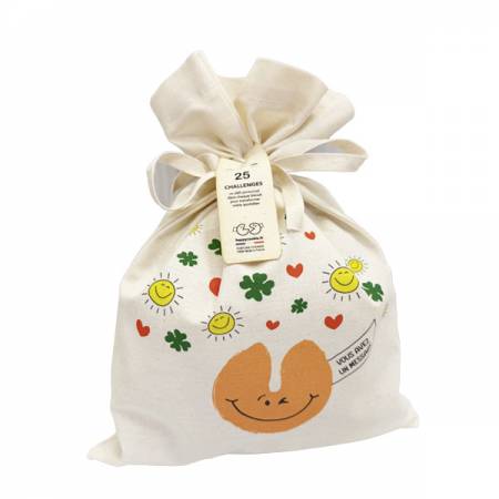 Sac en coton 30 fortune cookies défis challenge