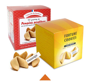 Achetez des Fortune cookies en vrac sous emballage individuel ou en paquet à offrir
