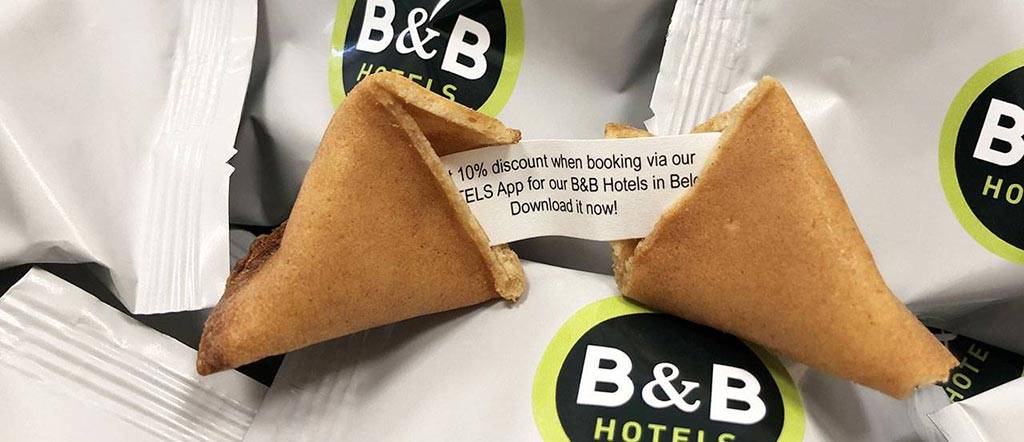 Personnalisation de l'emballage et messages des Fortune Cookies